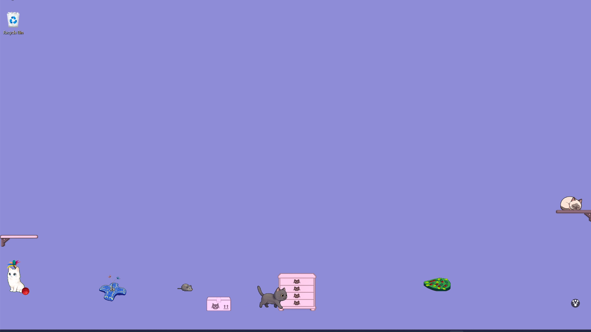 Desktop Pet: Idle Cats gameplay screenshot