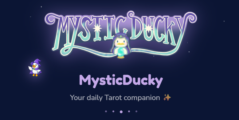Mystic Ducky tarot and fortune artwork